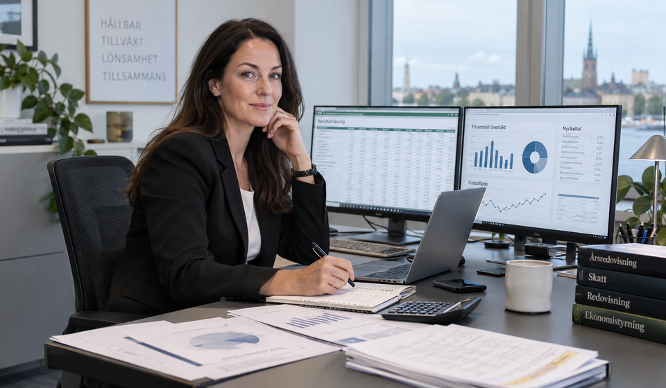 affärsinriktad redovisningsekonom lön